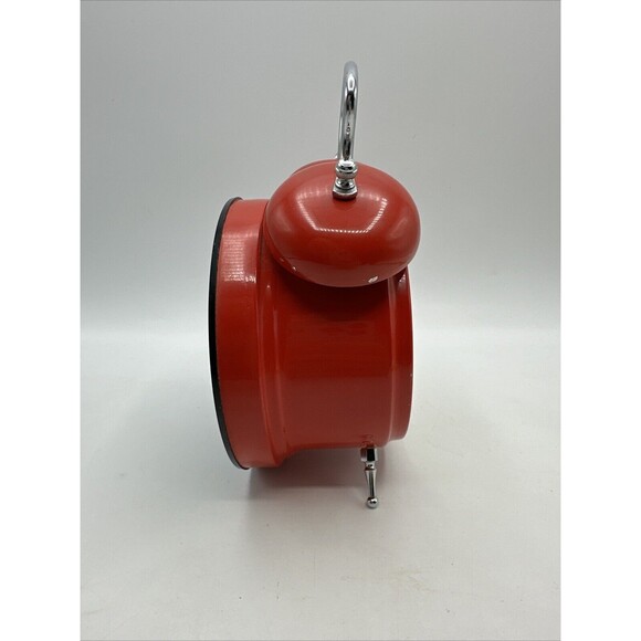 Vintage Mickey Mouse Red Alarm Clock Lorus Quartz Battery Operated-PARTS ONLY - Picture 5 of 12